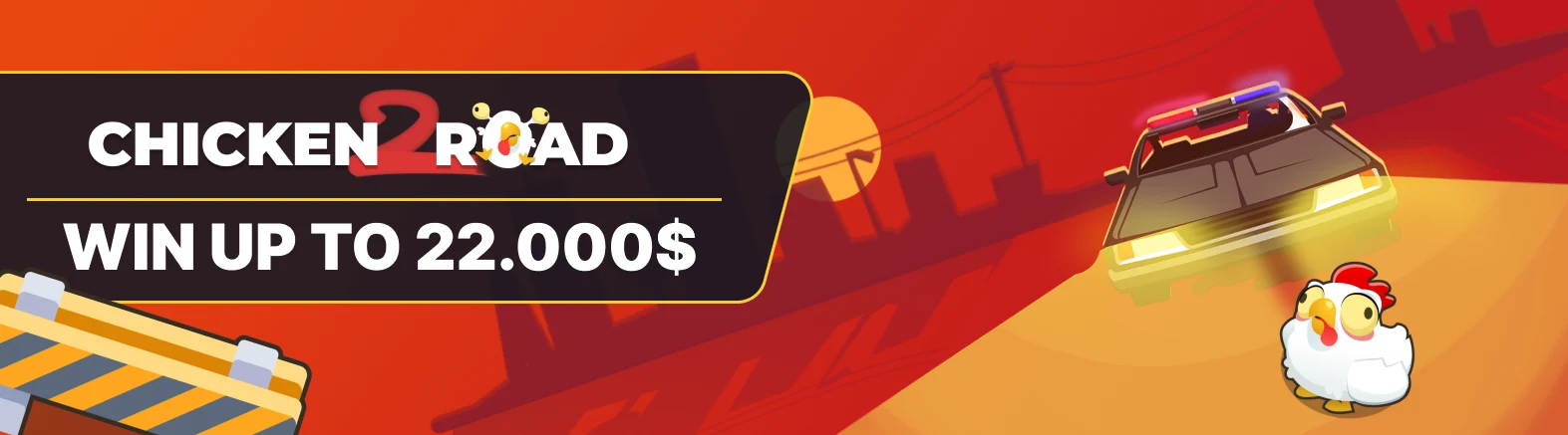 Chicken road 2 Winning banner.