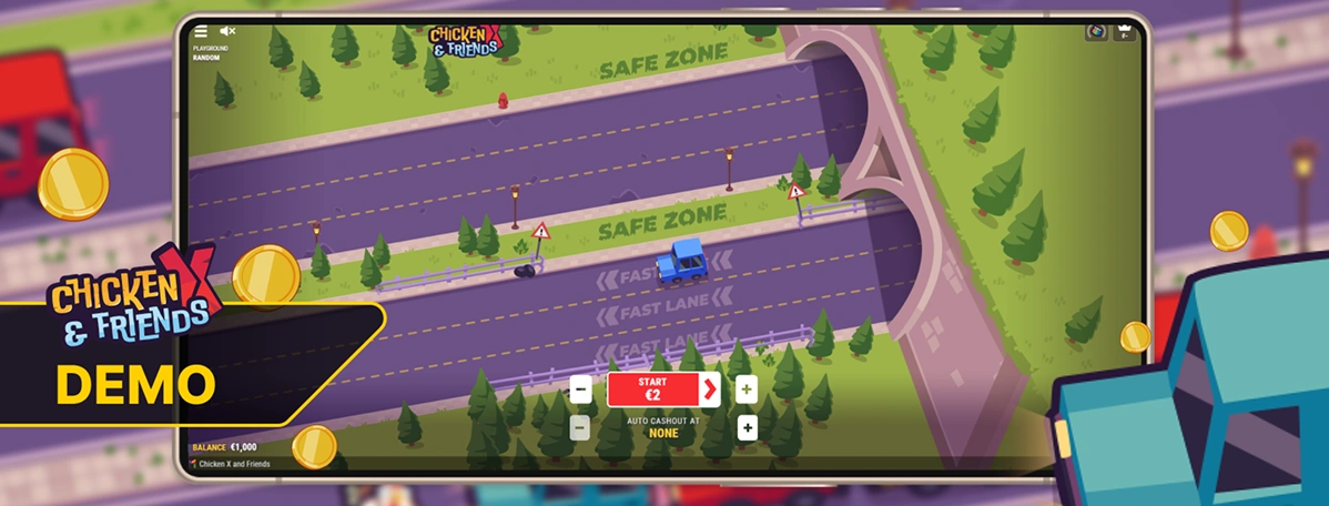 Chicken X & Friends Demo mode.